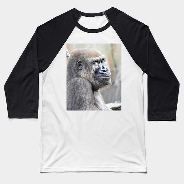 Gorilla Baseball T-Shirt by kirstybush